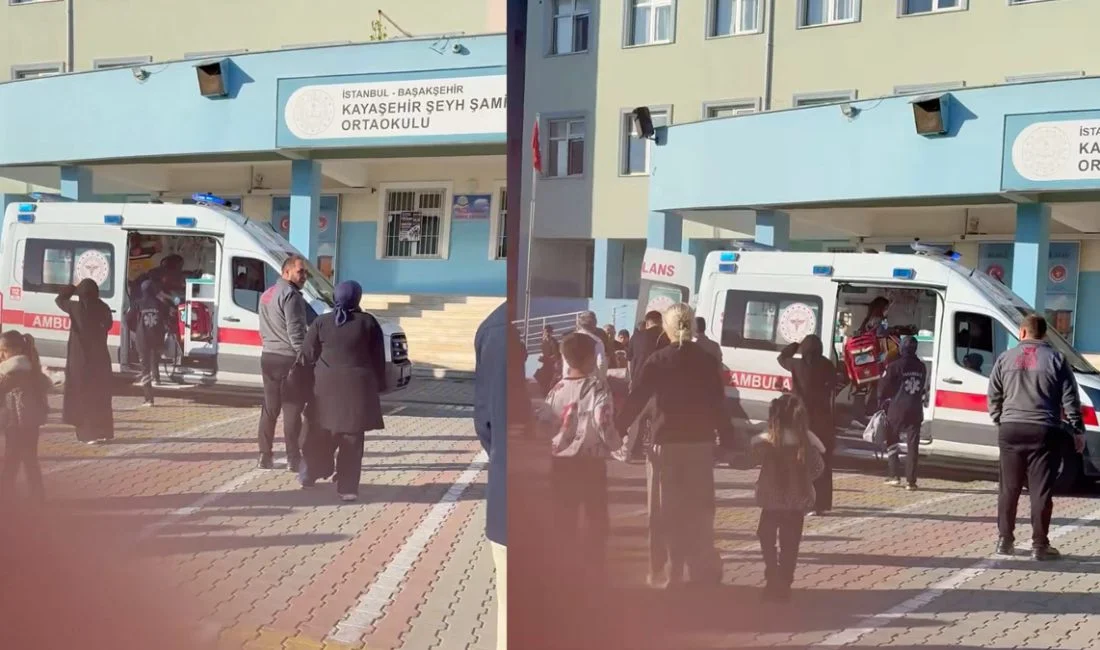 İstanbul’un Başakşehir ilçesindeki Şeyh Şamil İmam Hatip Ortaokulu'nda sabah saatlerinde