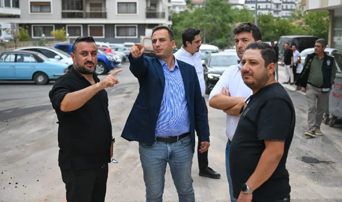 Bornova genelinde yol yapım, kaldırım, refüj ve çevre düzenleme çalışmalarını