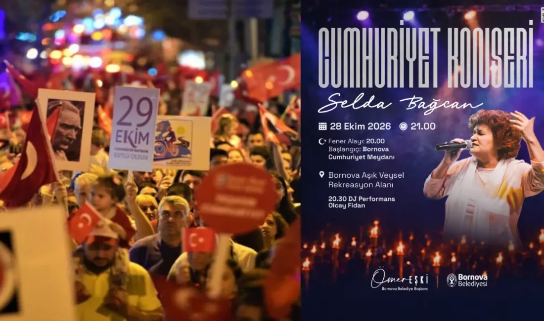 Bornova Belediyesi, Cumhuriyet’in ilanının 103. yıl dönümünü 28 Ekim Çarşamba