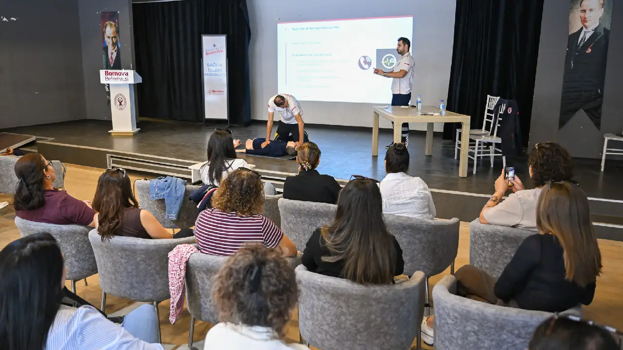 Bornova’da hayat kurtaran dokunuş