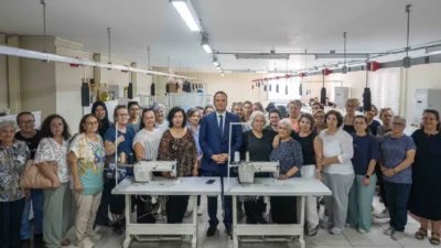 Bornova Belediye Başkanı Ömer Eşki, el sanatları ve ev tekstili