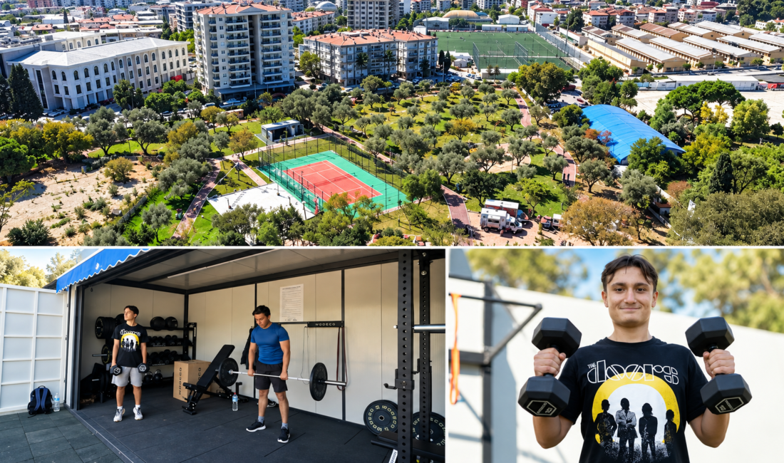 İzmir Büyükşehir Belediyesi, "spor kenti" vizyonu doğrultusunda ücretsiz spor istasyonlarının