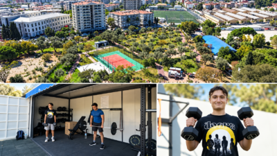 İzmir Büyükşehir Belediyesi, "spor kenti" vizyonu doğrultusunda ücretsiz spor istasyonlarının
