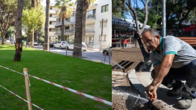 Bornova Belediye Başkanı Ömer Eşki, ilçenin sembol alanlarından Büyükpark’taki peyzaj