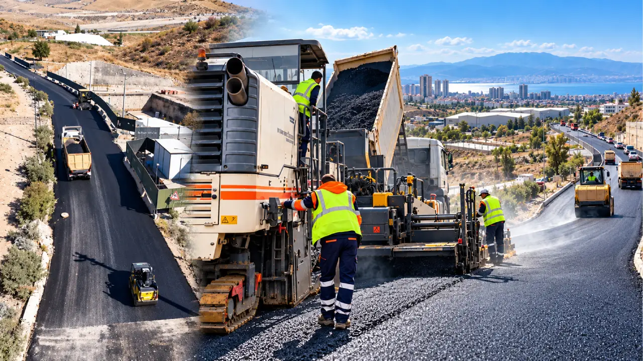 Çiğli’de asfalt hamlesi: 4 mahallede eş zamanlı çalışma başlatıldı