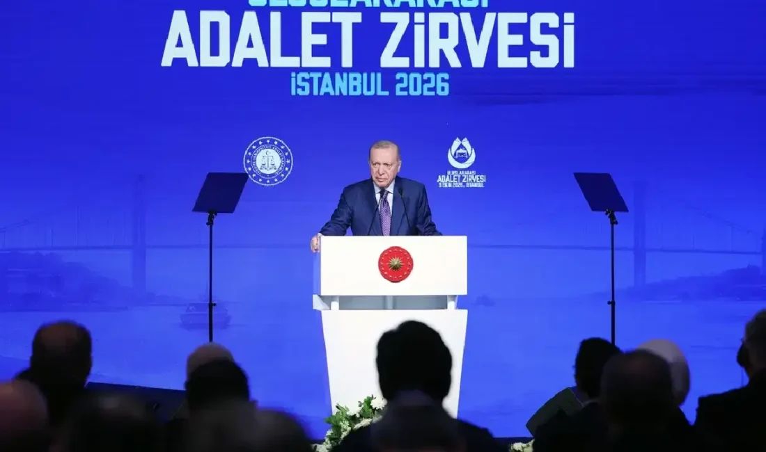 Cumhurbaşkanı Recep Tayyip Erdoğan, İstanbul'da düzenlenen Uluslararası Adalet Zirvesi'nde yaptığı