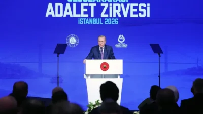 Cumhurbaşkanı Recep Tayyip Erdoğan, İstanbul'da düzenlenen Uluslararası Adalet Zirvesi'nde yaptığı