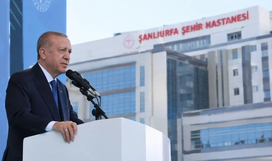 Şanlıurfa Şehir Hastanesi’nin açılış töreninde konuşan Cumhurbaşkanı Recep Tayyip Erdoğan,
