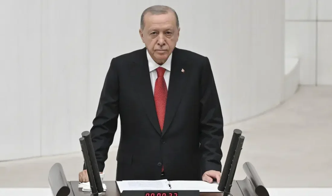 Türkiye Büyük Millet Meclisi'nin yeni yasama yılı açılışında konuşan Cumhurbaşkanı