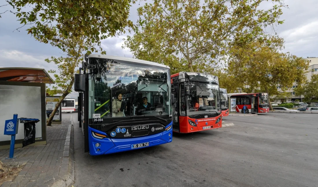 İzmir Büyükşehir Belediyesi kent içi toplu ulaşımı daha güvenli, konforlu,