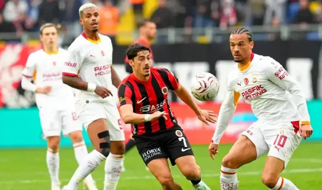 Trendyol Süper Lig’in 8. haftasında Galatasaray, Gençlerbirliği deplasmanında 3 puana