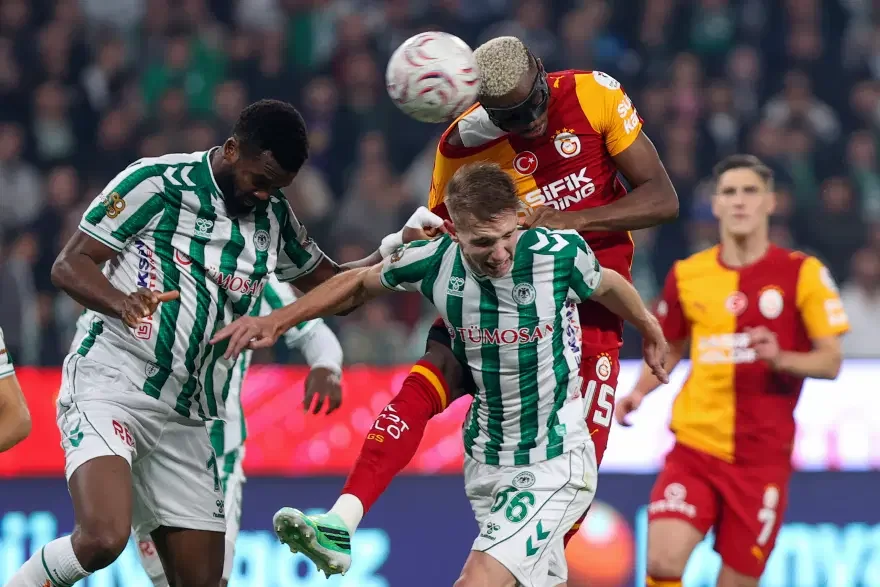 Galatasaray Konya’da gol şovla zirveyi parselledi