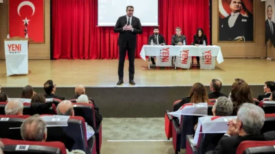 YENİ Parti İzmir Kurucu İl Başkanı Çağatay Güç, ilçe kongrelerinin