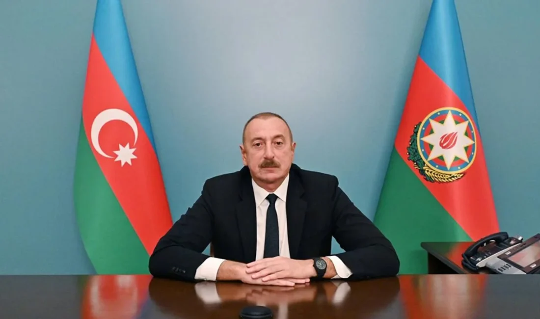 Yeni Azerbaycan Partisi’nin (YAP) 8. Kurultayı’nda konuşan Azerbaycan Cumhurbaşkanı İlham