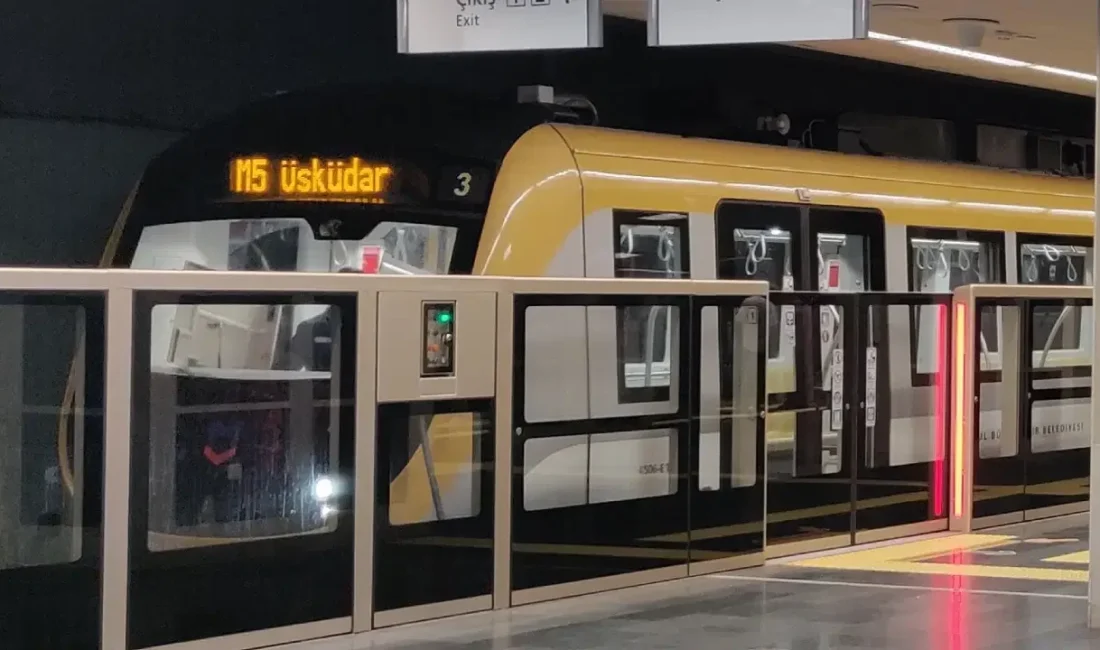 İstanbul’da M5 Üsküdar-Sultanbeyli Metro Hattı’nın Ihlamurkuyu İstasyonu’nda kablo hattında meydana