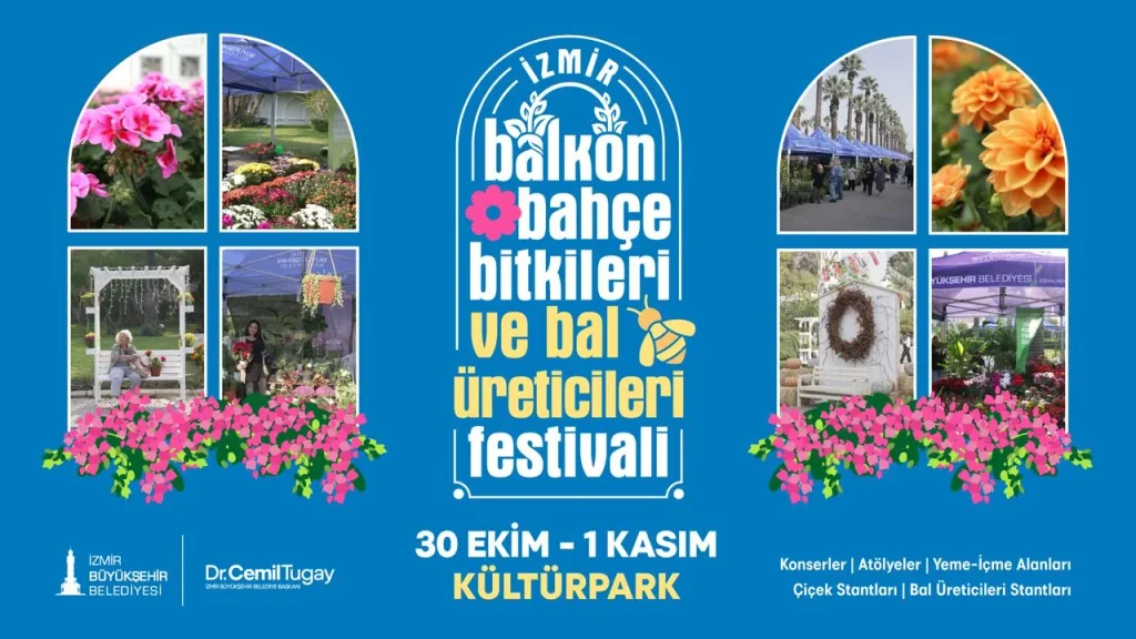 Kültürpark rengarenk ve mis gibi kokacak! İzmir'de üreticiden tüketiciye dev bal ve çiçek buluşması