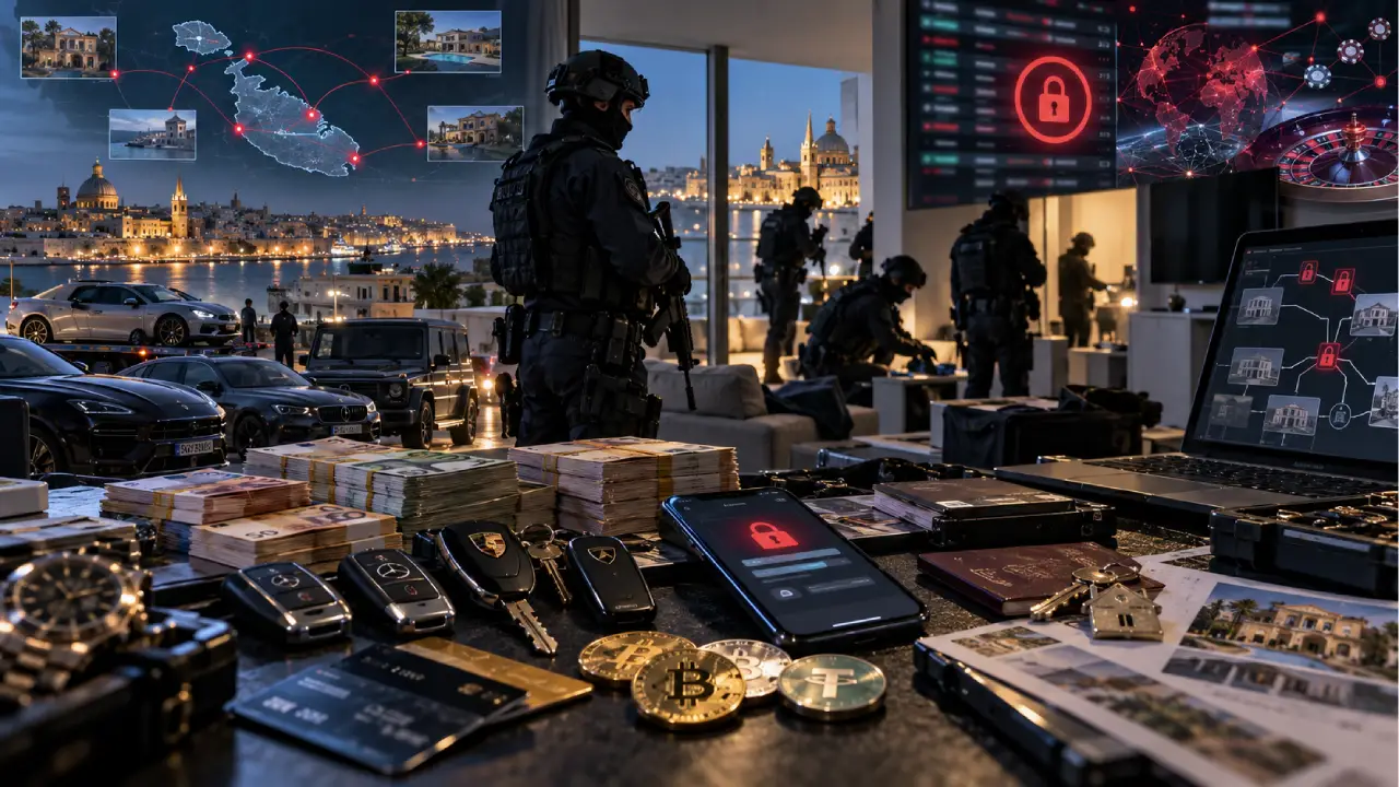 Malta merkezli kripto ağına dev operasyon: İzmir dahil 6 ilde milyarlık bloke