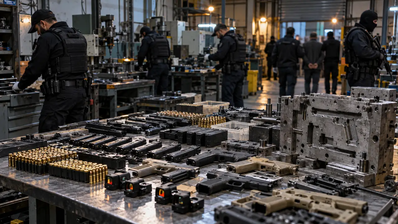İzmir’de OSB’ye nefes kesen baskın! Fabrika süsü verip silah üretiyorlardı
