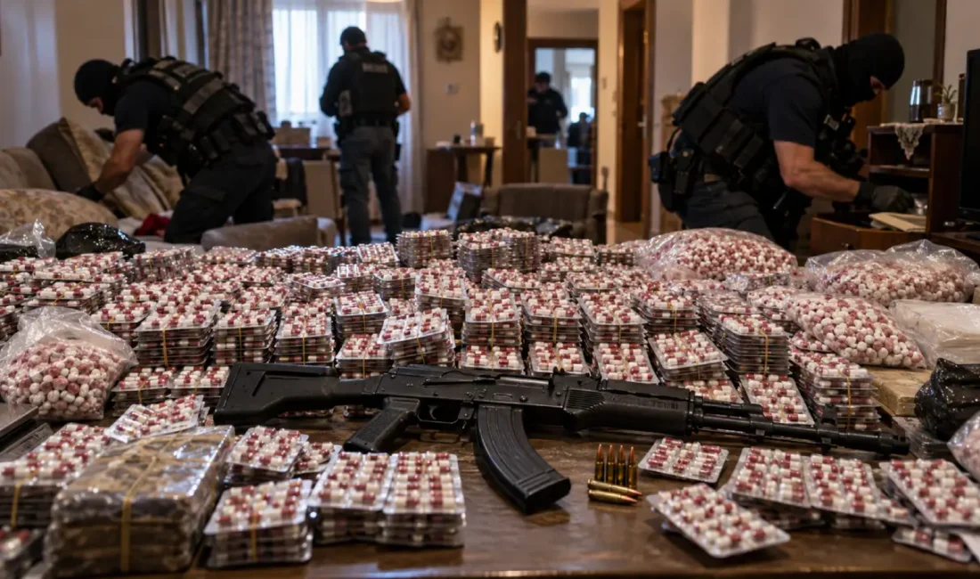 İzmir'in Konak ilçesinde polisin düzenlediği nokta operasyonda, 59 bin 300