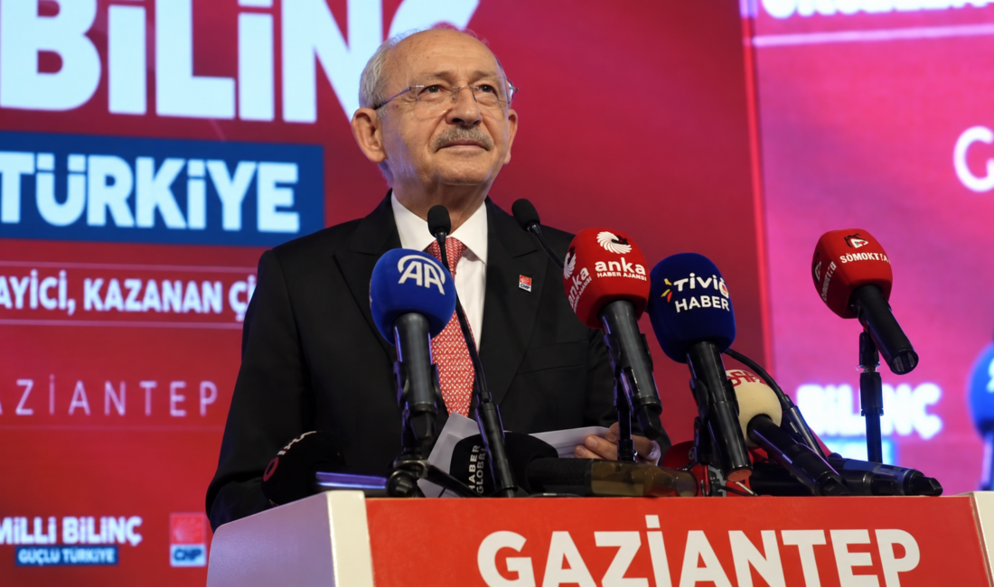 Cumhuriyet Halk Partisi (CHP) Genel Başkanı Kemal Kılıçdaroğlu, Gaziantep temaslarının