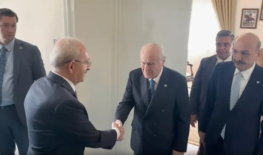 MHP Genel Başkanı Devlet Bahçeli ile CHP Genel Başkanı Kemal
