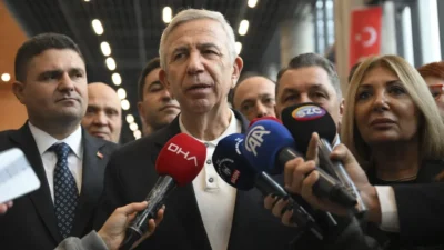 Ankara Büyükşehir Belediye Başkanı Mansur Yavaş, Beştepe’de Cumhurbaşkanı Recep Tayyip
