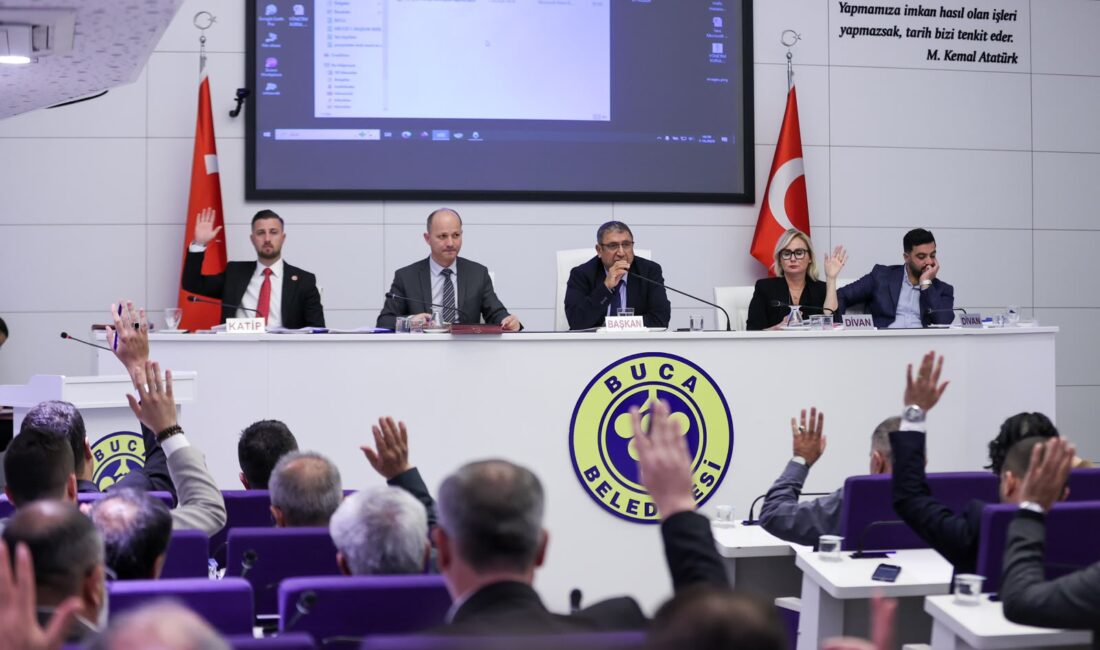 Buca Belediyesi Ekim ayı olağan meclis toplantısının ikinci oturumu Belediye