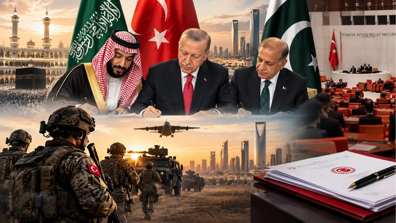 Türkiye ile Suudi Arabistan arasında imzalanan Mekke Ortak Savunma Anlaşması