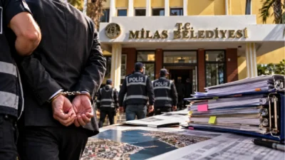 Muğla merkezli 13 ilde yürütülen yolsuzluk ve rüşvet operasyonunda, aralarında