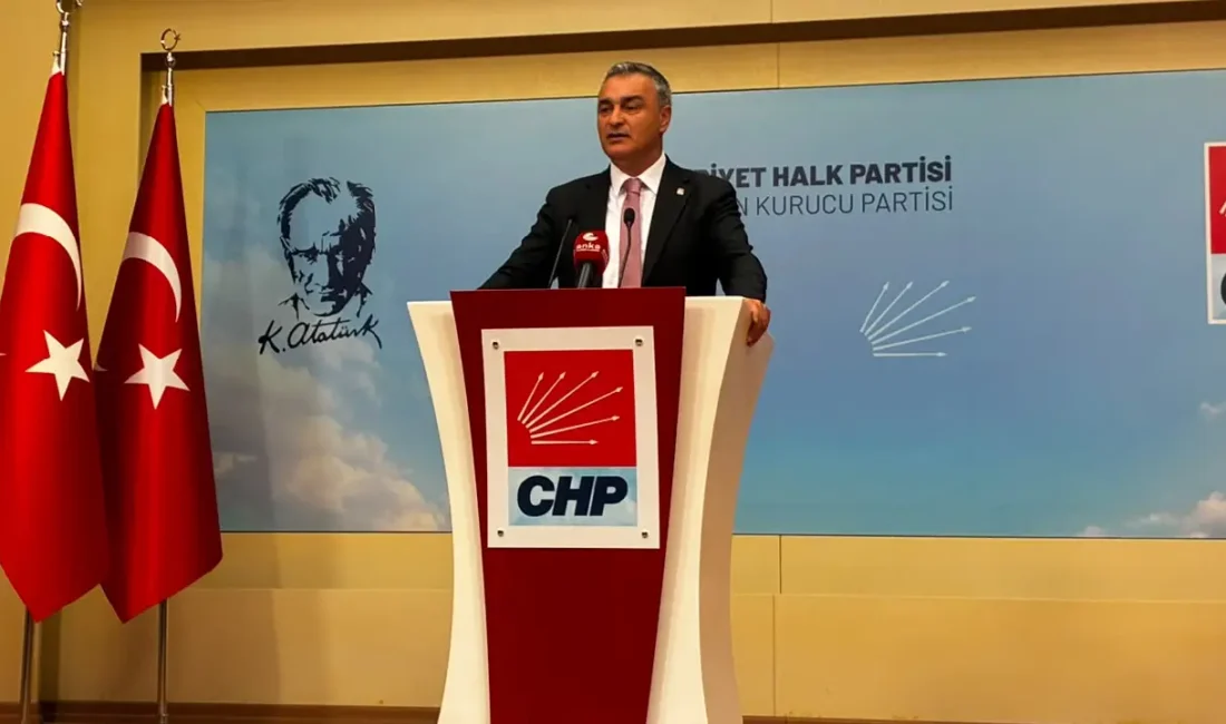 CHP Parti Sözcüsü Müslim Sarı, Merkez Yönetim Kurulu toplantısının ardından