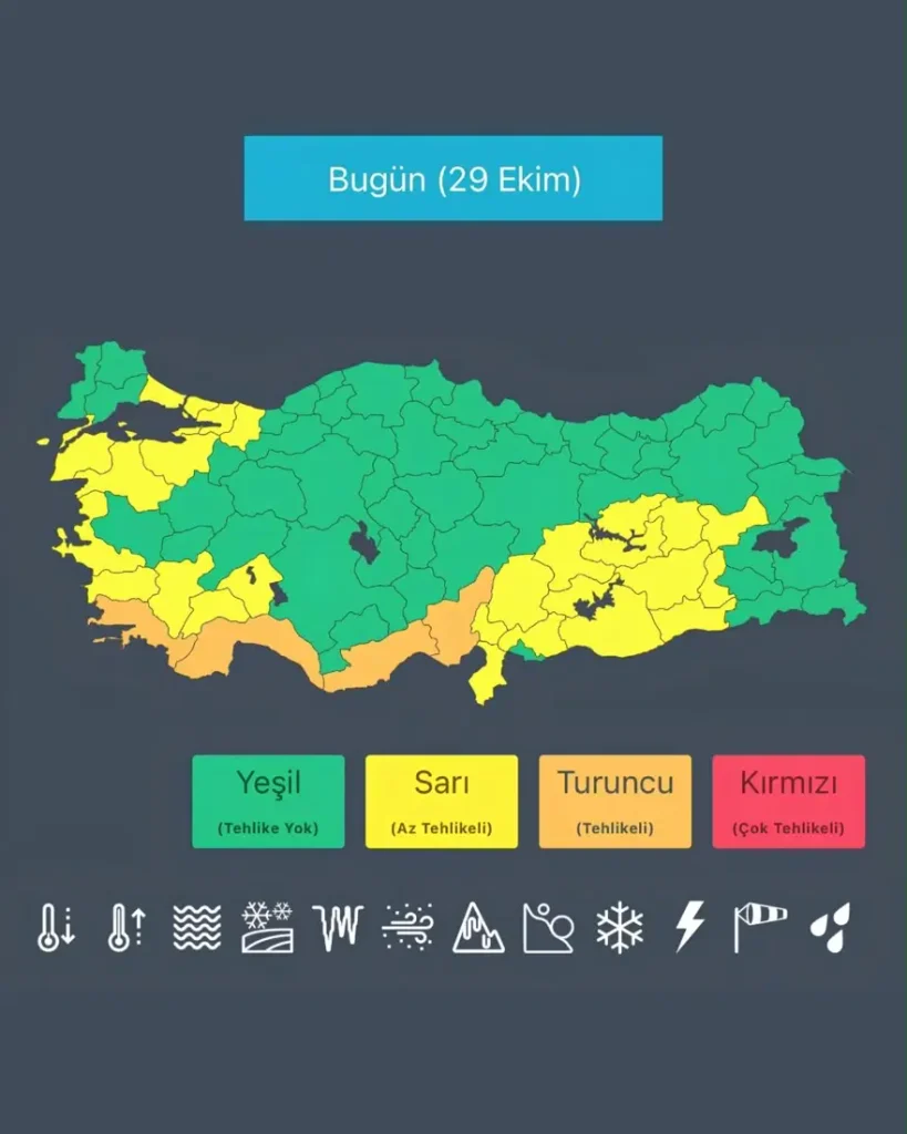 Turuncu kodlu uyarı verilmişti, 15 gün sonra aynı kabus 5 Turuncu kodlu uyarı verilmişti, 15 gün sonra aynı kabus