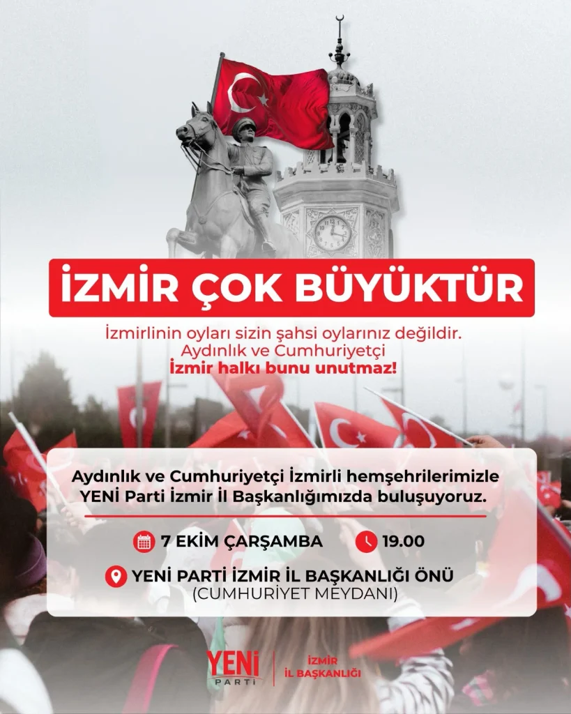 Güç’ten İzmir’e çağrı: Atatürk’ün evlatları susmaz