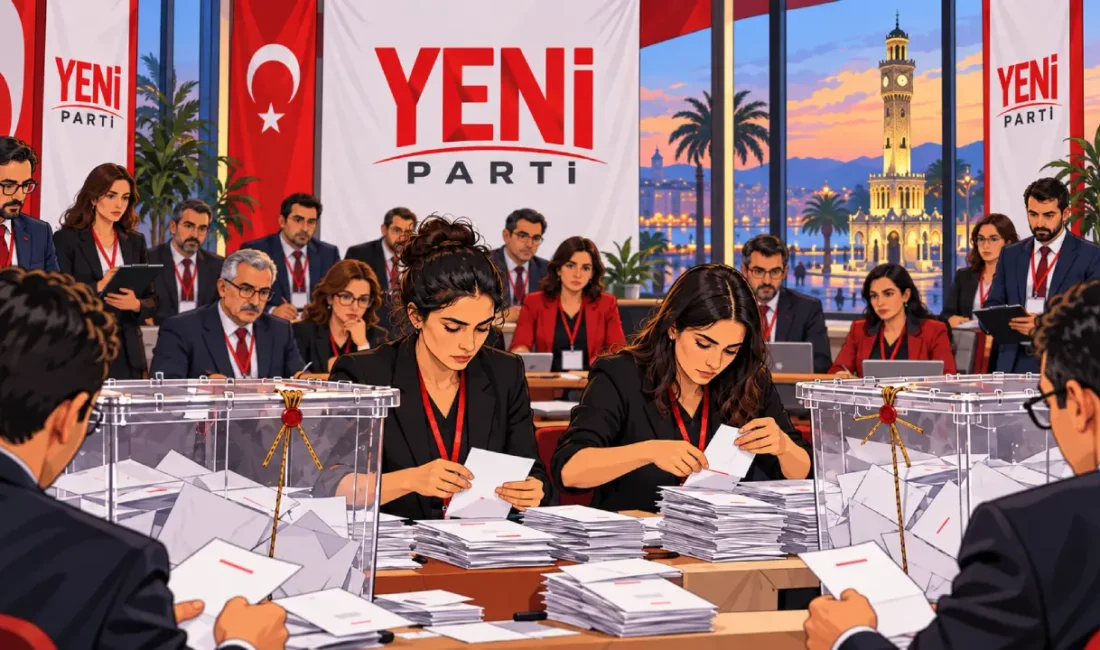 YENİ Parti İzmir İl Başkanlığı için gerçekleştirilen ön seçimde oy