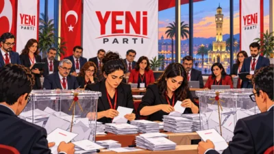 YENİ Parti İzmir İl Başkanlığı için gerçekleştirilen ön seçimde oy