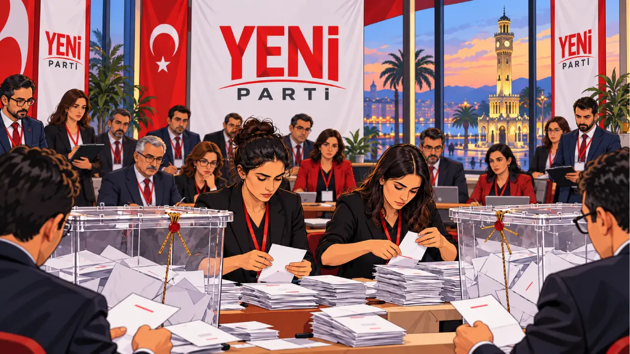 YENİ Parti İzmir ön seçiminde sandıklar kapandı: Oy sayımına geçildi